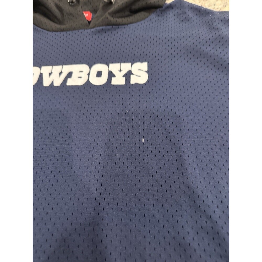 Mitchell And Ness Women’s Dallas Cowboy Long Sleeve Hooded Jersey Material Sz 2X - Picture 11 of 11